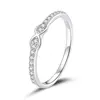 Inel din argint Crystal Infinite Band picture - 1