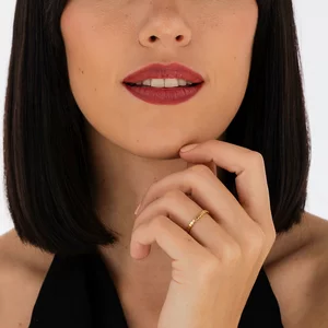 Inel din argint Golden Line