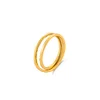 Inel din argint Golden Swirl picture - 3
