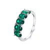 Inel din argint Green Splendor picture - 1