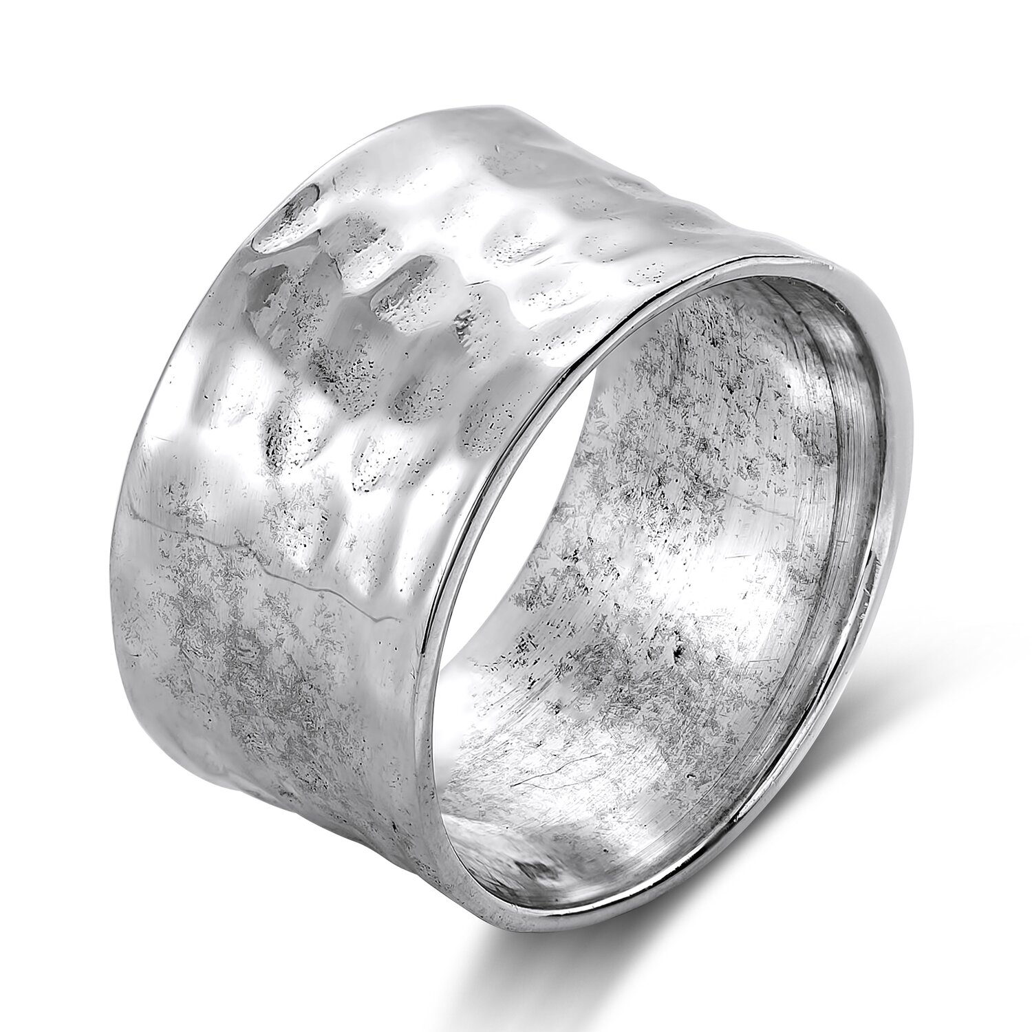 EdenBoutique Inel din argint Hammered Band