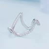 Inel din argint Irregular Crystal Cord
