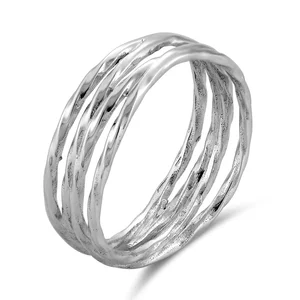 Inel din argint Layered Band