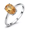 Inel din argint Oval Citrine picture - 1