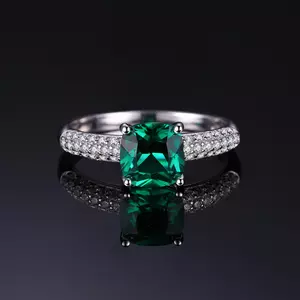 Inel din argint Perfect Emerald