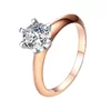 Inel din argint Perfect Engagement Ring Rose Gold picture - 1
