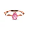 Inel din argint Rose Gold Serene Bliss Ruby picture - 1