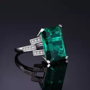 Inel din argint Royal Emerald