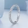 Inel din argint Silver Crystal Hoops picture - 5