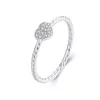 Inel din argint Silver Crystals Heart picture - 1