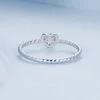 Inel din argint Silver Crystals Heart picture - 2