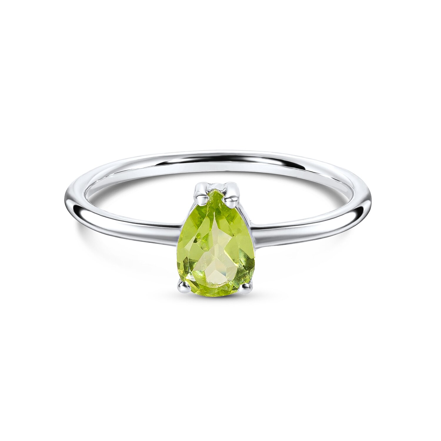 Inel din argint Silver Serene Bliss Peridot