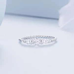 Inel din argint Silver Small Beads