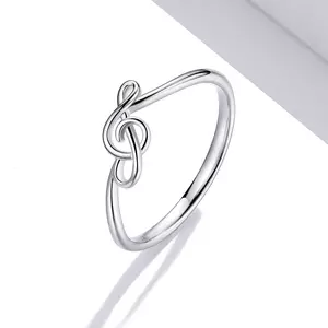Inel din argint Silver Treble Clef
