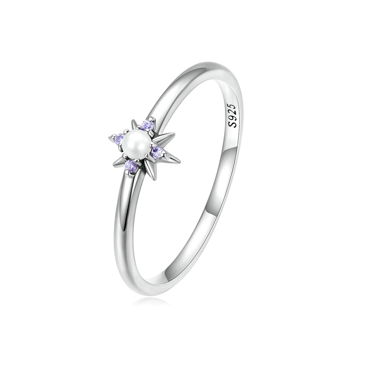Inel din argint Starry Pearl EdenBoutique poza noua reduceri 2022