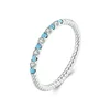 Inel din argint Twisted Blue picture - 1