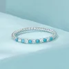 Inel din argint Twisted Blue picture - 3