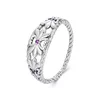 Inel din argint Vintage Purple Flower picture - 1
