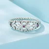 Inel din argint Vintage Purple Flower picture - 3