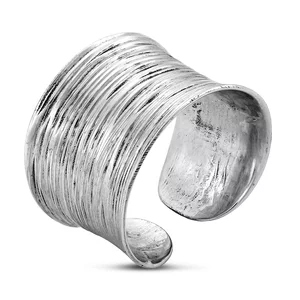 Inel reglabil din argint Multi Layers