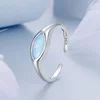 Inel reglabil din argint Ocean Eye picture - 4