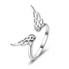 Inel reglabil din argint Silver Angel Wings picture - 1