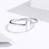 Inel reglabil din argint T Shape Ring picture - 4