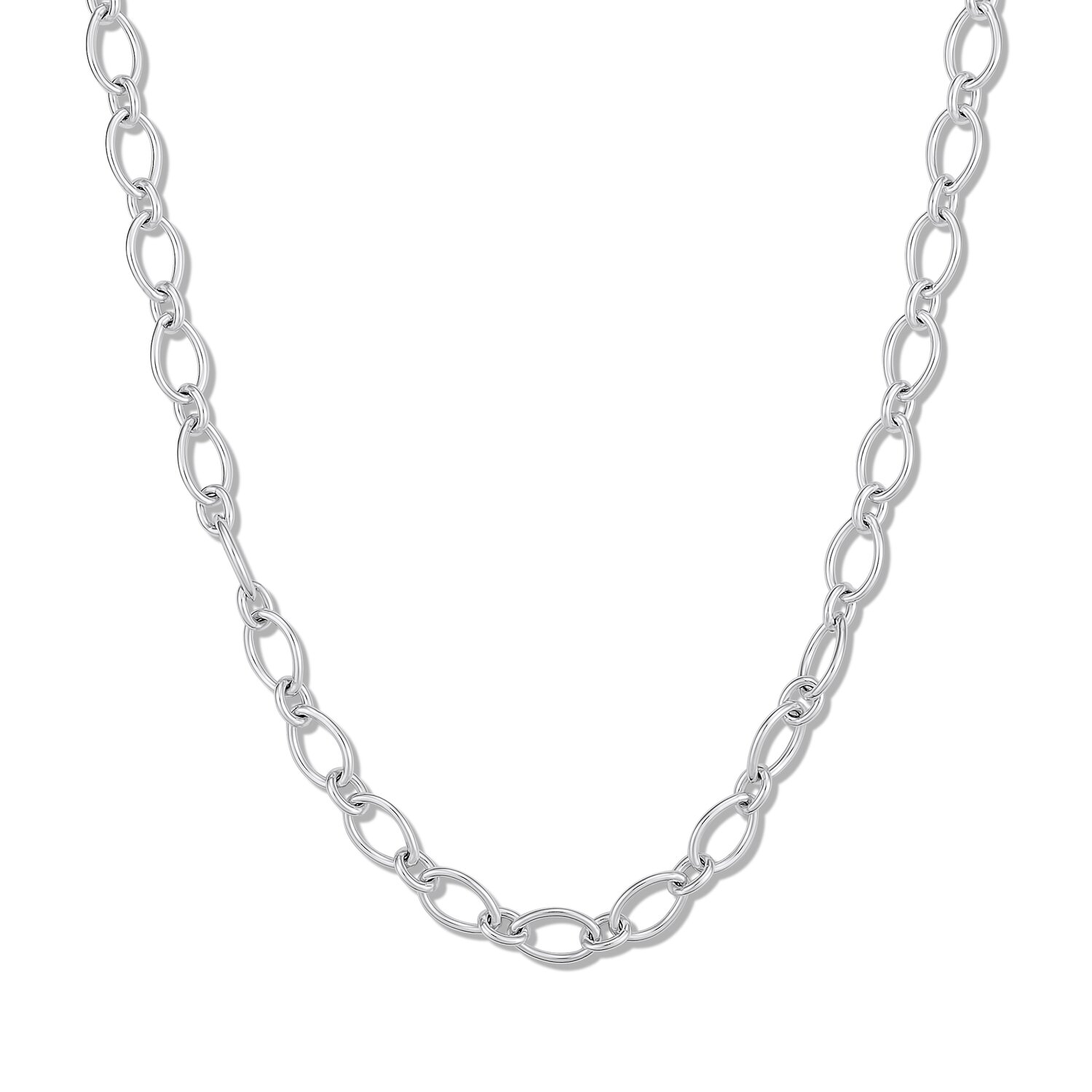 EdenBoutique Lant din argint Irregular Big and Small Links