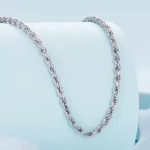Lantisor din argint Rope Chain