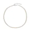 Bratara de glezna din argint Mini Pearls picture - 1