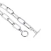 Bratara din argint Silver Paper clips picture - 5
