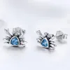Cercei din argint Little Blue Crab picture - 2