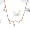 Colier din argint cu Constelatia Leu rose gold picture - 2