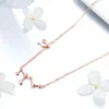 Colier din argint cu Constelatia Leu rose gold picture - 3