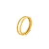 Inel din argint Golden Swirl picture - 3