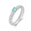 Inel din argint Green Gleam picture - 1