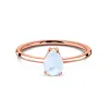 Inel din argint Rose Gold Serene Bliss Moonstone picture - 1