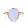 Inel din argint Rose Gold Whimsical Wonder Moonstone picture - 1