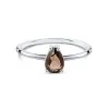 Inel din argint Silver Serene Bliss Smoky Quartz picture - 1