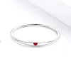 Inel din argint Tiny Red Heart picture - 4
