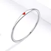 Inel din argint Tiny Red Heart picture - 5