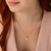 Pandantiv din argint Golden Pearly Y picture - 3