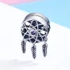 Talisman din argint Dream Catcher purple picture - 2