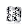 Talisman din argint In Love with Letter H picture - 1