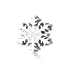 Talisman din argint Winter White Snowflake picture - 1