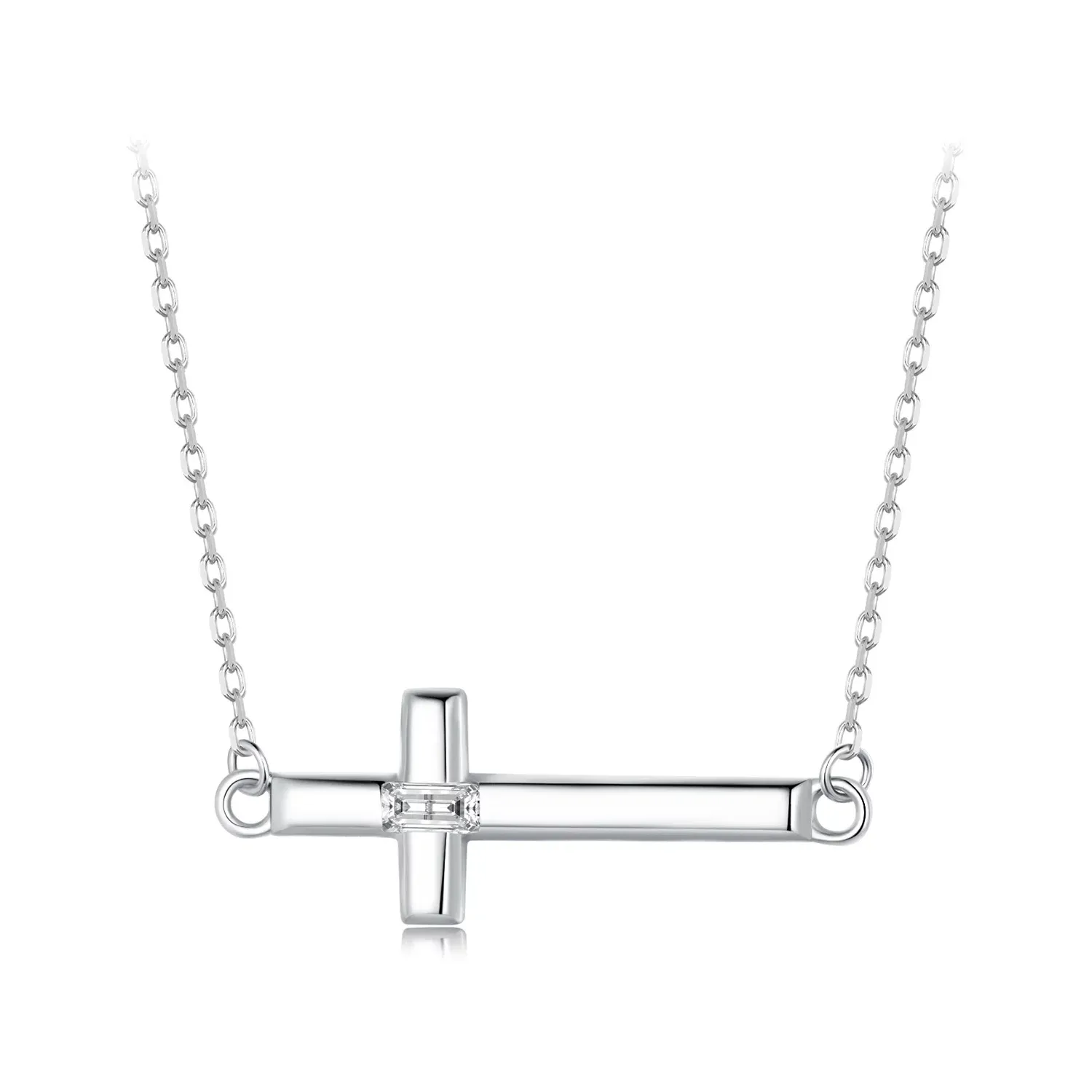 Colier din argint Faithful Cross