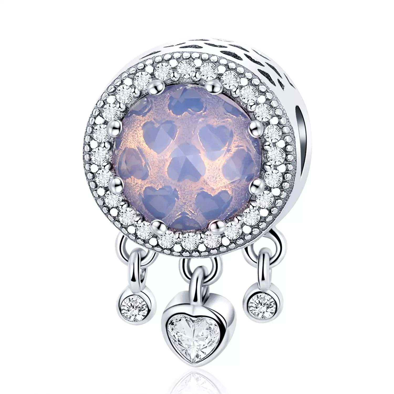 Talisman din argint Boreal Starry Sky