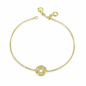 Bratara din argint Golden Sweet Donut