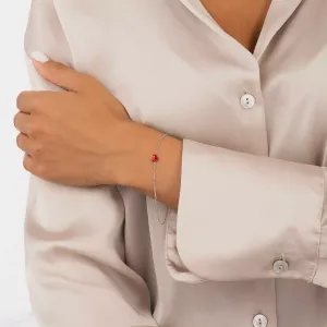 Bratara din argint Red Heart