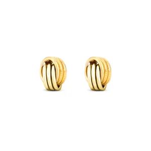 Cercei din aur 14k pentru copii Intersected Circles